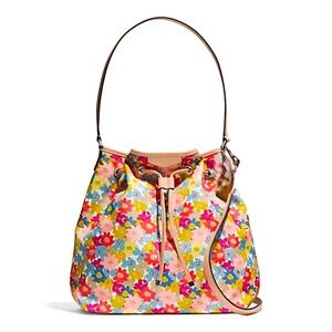 Coach Floral Multicolor Shoulder Bag